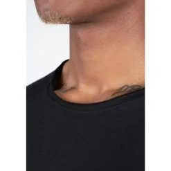 Camiseta Musculación Manga Corta Algodón Hombre GORILLA WEAR York Negro -Running comercio camiseta musculacion manga corta algodon hombre gorilla wear york negro 4