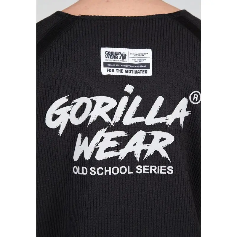 Camiseta Musculación Manga Corta Hombre GORILLA WEAR Agustine Old School Marrón 7 Camiseta Musculación Manga Corta Hombre GORILLA WEAR Agustine Old School Marrón - Imagen 5