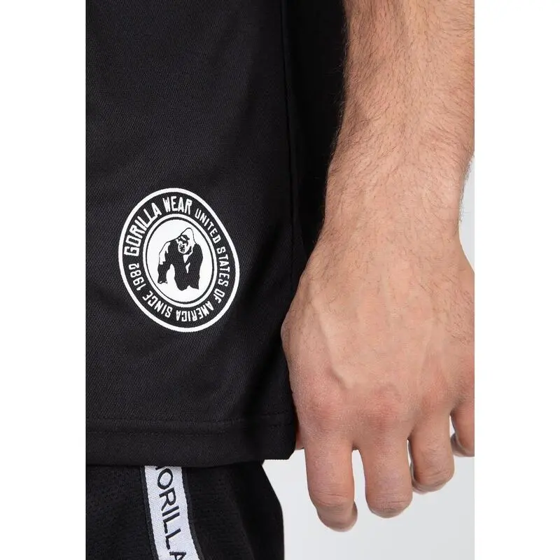 Camiseta Musculación Manga Corta Hombre GORILLA WEAR Béisbol 82 Negro 7 Camiseta Musculación Manga Corta Hombre GORILLA WEAR Béisbol 82 Negro - Imagen 5