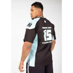 Camiseta Musculación Manga Corta Hombre GORILLA WEAR Brandon Curry 2.0 Azul -Running comercio camiseta musculacion manga corta hombre gorilla wear brandon curry 20 azul 1