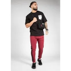 Camiseta Musculación Manga Corta Hombre GORILLA WEAR Dover Negro -Running comercio camiseta musculacion manga corta hombre gorilla wear dover negro 2