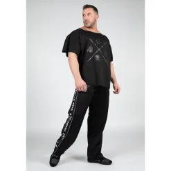 Camiseta Musculación Manga Corta Hombre GORILLA WEAR Sheldon Negro -Running comercio camiseta musculacion manga corta hombre gorilla wear sheldon negro 2