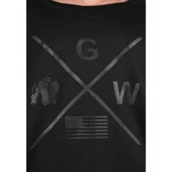 Camiseta Musculación Manga Corta Hombre GORILLA WEAR Sheldon Negro -Running comercio camiseta musculacion manga corta hombre gorilla wear sheldon negro 3