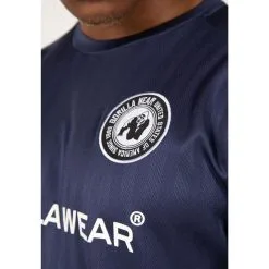 Camiseta Musculación Manga Corta Poliéster Hombre GORILLA WEAR Stratford Azul 11 Camiseta Musculación Manga Corta Poliéster Hombre GORILLA WEAR Stratford Azul -Running comercio camiseta musculacion manga corta poliester hombre gorilla wear stratford azul 4