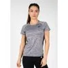 Camiseta Musculación Manga Corta Poliéster Mujer GORILLA WEAR Monetta Gris -Running comercio camiseta musculacion manga corta poliester mujer gorilla wear monetta gris