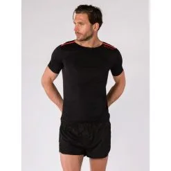 BODYCROSS Camiseta Para Correr Oliver Negro