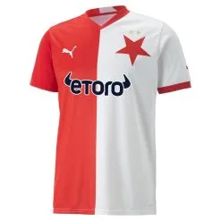 Camiseta Réplica SK Slavia Praga Local 22/23 Hombre PUMA