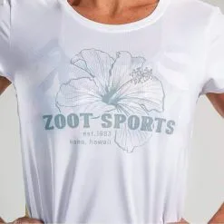 Camiseta Running Manga Corta Transpirable Mujer ZOOT LTD TEE Blanco -Running comercio camiseta running manga corta transpirable mujer zoot ltd tee blanco 3