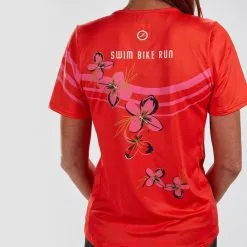 Camiseta Running Manga Corta Transpirable Mujer ZOOT LTD TEE Rojo -Running comercio camiseta running manga corta transpirable mujer zoot ltd tee rojo 2