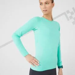 Camiseta Running Térmica Transpirable Mujer Kiprun Skincare Turquesa -Running comercio camiseta running termica transpirable mujer kiprun skincare turquesa 4