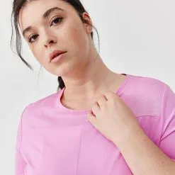 Kalenji Camiseta Running Transpirable Mujer Dry+ Breath Rosa -Running comercio camiseta running transpirable mujer dry breath rosa 1