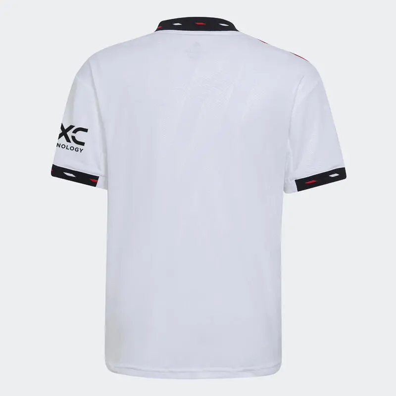ADIDAS Camiseta Segunda Equipación Manchester United Niños 2022 4 ADIDAS Camiseta Segunda Equipación Manchester United Niños 2022 - Imagen 2