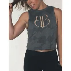 Camiseta Sin Mangas Mujer Banbroken Gris 9 Camiseta Sin Mangas Mujer Banbroken Gris -Running comercio camiseta sin mangas mujer banbroken gris 2