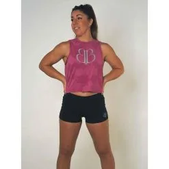 Camiseta Sin Mangas Mujer Banbroken Mico Rojo -Running comercio camiseta sin mangas mujer banbroken mico rojo 1