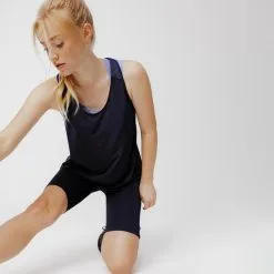 Kalenji Camiseta Sin Mangas Running Light Mujer Azul Oscuro Ligera -Running comercio camiseta sin mangas running light mujer azul oscuro ligera 1