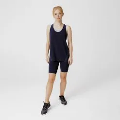 Kalenji Camiseta Sin Mangas Running Light Mujer Azul Oscuro Ligera -Running comercio camiseta sin mangas running light mujer azul oscuro ligera 2