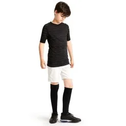 Camiseta Térmica De Fútbol Manga Corta Niños Kipsta Keepdry 500 Negra -Running comercio camiseta termica de futbol manga corta nios kipsta keepdry 500 negra 4