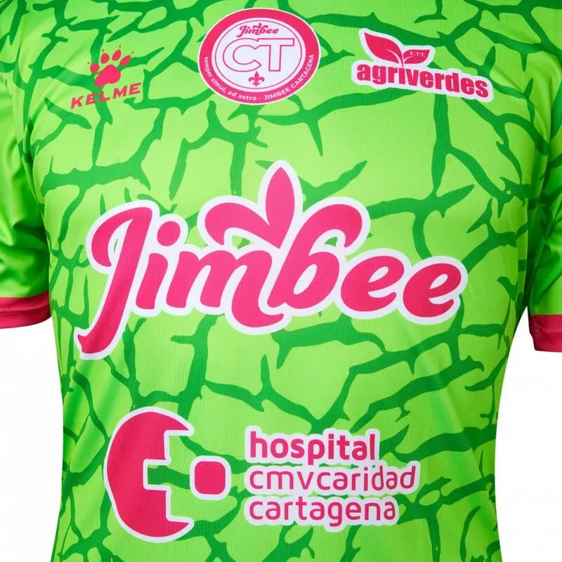 Camiseta Verde Melón Jimbee Cartagena Kelme 13 En Color Verde 5 Camiseta Verde Melón Jimbee Cartagena Kelme 13 En Color Verde - Imagen 3