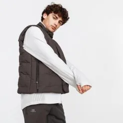 Kalenji Chaleco Acolchado Running Cálido Hombre - Caqui Oscuro -Running comercio chaleco acolchado running calido hombre caqui oscuro 2