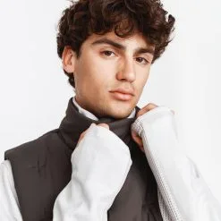 Kalenji Chaleco Acolchado Running Cálido Hombre - Caqui Oscuro -Running comercio chaleco acolchado running calido hombre caqui oscuro 3