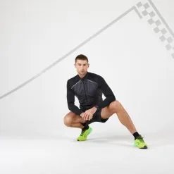 CHALECO RUNNING HOMBRE KIPRUN LIGHT NEGRO -Running comercio chaleco running hombre kiprun light negro 1