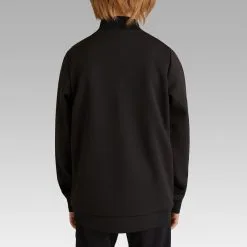 Chaqueta De Fútbol Con Cremallera Kipsta T100 Niños Negro -Running comercio chaqueta de futbol con cremallera kipsta t100 nios negro 3