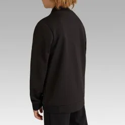 Chaqueta De Fútbol Con Cremallera Kipsta T100 Niños Negro -Running comercio chaqueta de futbol con cremallera kipsta t100 nios negro 4