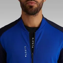 Chaqueta De Fútbol Kipsta T100 Adulto Azul -Running comercio chaqueta de futbol kipsta t100 adulto azul 4