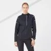 CHAQUETA DE RUNNING MUJER IMPERMEABLE CORTAVIENTO - KIPRUN RAIN+ NEGRO -Running comercio chaqueta de running mujer impermeable cortaviento kiprun rain negro