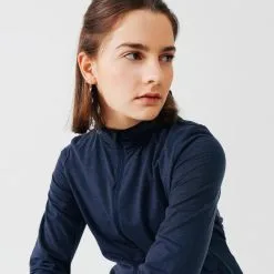 Kalenji Chaqueta Running Mujer Capucha Warm Azul Oscuro 10 Kalenji Chaqueta Running Mujer Capucha Warm Azul Oscuro -Running comercio chaqueta running mujer capucha warm azul oscuro 3