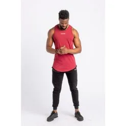 AESTHETIC WOLF Core Scoop Tank Top Fitness - Hombre - Rojo -Running comercio core scoop tank top fitness hombre rojo 1