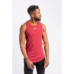 AESTHETIC WOLF Core Scoop Tank Top Fitness - Hombre - Rojo -Running comercio core scoop tank top fitness hombre rojo 2