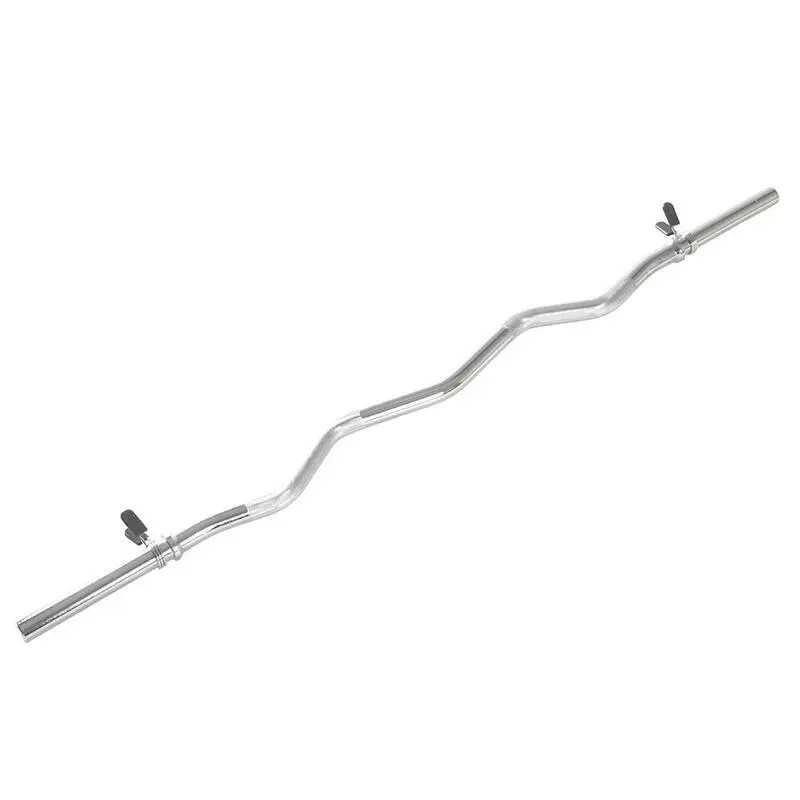 Virtufit Curl Bar - EZ Barbell Bar - 120 Cm - Clip De Resorte - 30 Mm 3 Virtufit Curl Bar - EZ Barbell Bar - 120 Cm - Clip De Resorte - 30 Mm