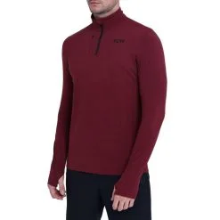 TCA Fusion Camiseta De Manga Larga Con Media Cremallera Para Hombre 13 TCA Fusion Camiseta De Manga Larga Con Media Cremallera Para Hombre -Running comercio fusion camiseta de manga larga con media cremallera para hombre 5