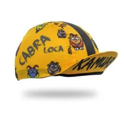 GORRA DE RUNNING Y CICLISMO #COMOUNACABRA Unisex - KAMUABU - Visera 2 Posiciones