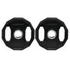 Juego De 2 Discos De Pesas Olímpicas 10 Kg SPORTNOW 32x32x4 Cm Negro -Running comercio juego de 2 discos de pesas olimpicas 10 kg sportnow 32x32x4 cm negro