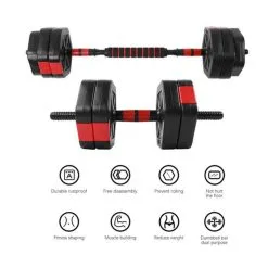 CLOVER FITNESS Juego De Mancuernas Hexagonales 25 Kg. -Running comercio juego de mancuernas hexagonales 25 kg 1