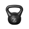 IVOL Kettlebell 10 Kg - Plástico - Para Uso Interior Y Exterior - Negro -Running comercio kettlebell 10 kg plastico para uso interior y exterior negro