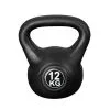 IVOL Kettlebell 12 Kg - Plástico - Para Uso Interior Y Exterior - Negro -Running comercio kettlebell 12 kg plastico para uso interior y exterior negro