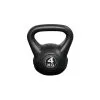 IVOL Kettlebell 4 Kg - Plástico - Para Uso Interior Y Exterior - Negro -Running comercio kettlebell 4 kg plastico para uso interior y exterior negro