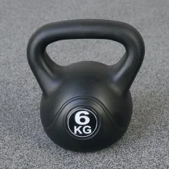 IVOL Kettlebell 6 Kg - Plástico - Para Uso Interior Y Exterior - Negro 8 IVOL Kettlebell 6 Kg - Plástico - Para Uso Interior Y Exterior - Negro -Running comercio kettlebell 6 kg plastico para uso interior y exterior negro 1