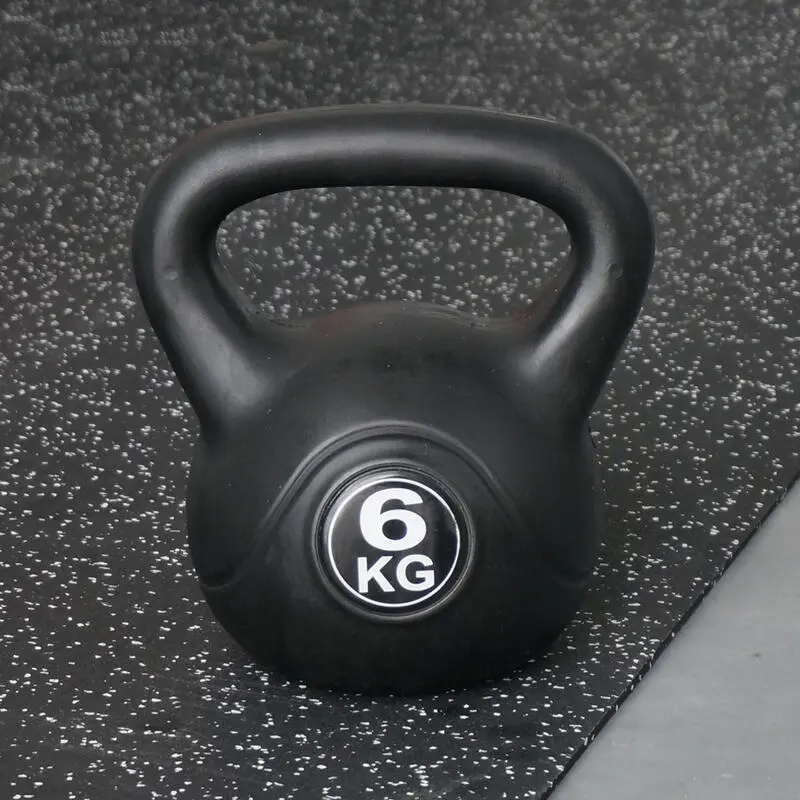 IVOL Kettlebell 6 Kg - Plástico - Para Uso Interior Y Exterior - Negro 7 IVOL Kettlebell 6 Kg - Plástico - Para Uso Interior Y Exterior - Negro - Imagen 5