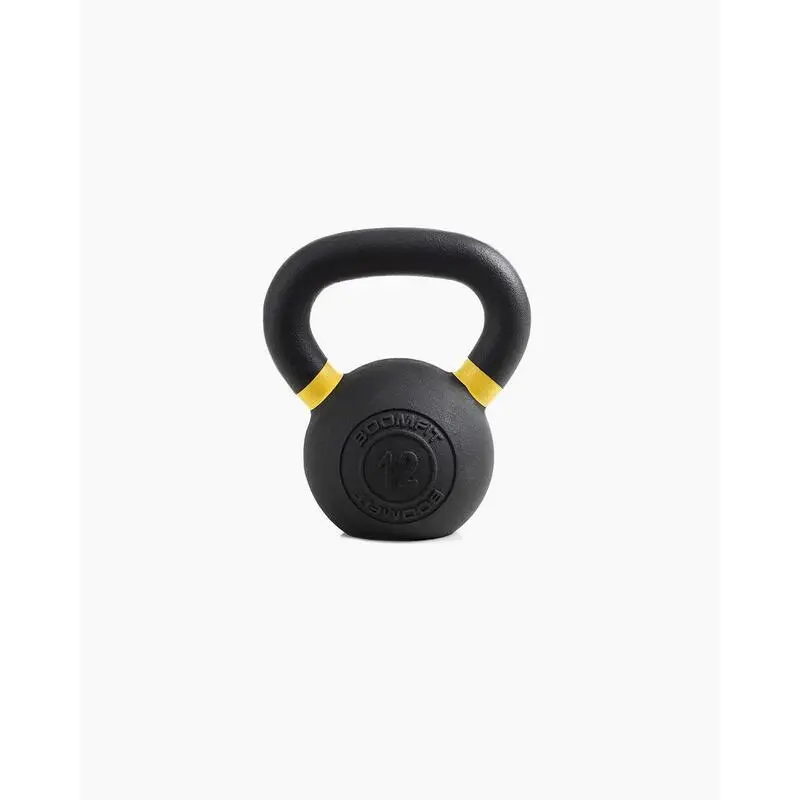 Kettlebell Cast Iron 12kg - BOOMFIT 3 Kettlebell Cast Iron 12kg - BOOMFIT