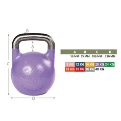 BOXPT EQUIPMENT Kettlebell De Competicion Color BOXPT 8kg Rosa 9 BOXPT EQUIPMENT Kettlebell De Competicion Color BOXPT 8kg Rosa -Running comercio kettlebell de competicion color boxpt 8kg rosa 1