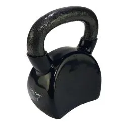 Tunturi Kettlebell Vinilo 4kg Gris -Running comercio kettlebell vinilo 16kg negro
