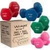 KIT De Mancuernas Antideslizantes De Neopreno Wueps -Running comercio kit de mancuernas antideslizantes de neopreno wueps