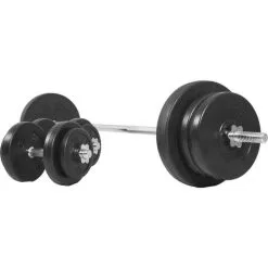 Kit De Musculación Gorilla Sports De 70Kg Discos De Plástico Y Barra De 170cm 8 Kit De Musculación Gorilla Sports De 70Kg Discos De Plástico Y Barra De 170cm -Running comercio kit de musculacion gorilla sports de 70kg discos de plastico y barra de 170cm 1