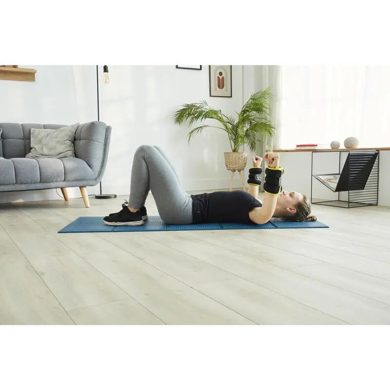 Lastres Pesas Tobillos Muñecas 2 X 1kg. Domyos 7 Lastres Pesas Tobillos Muñecas 2 X 1kg. Domyos - Imagen 5