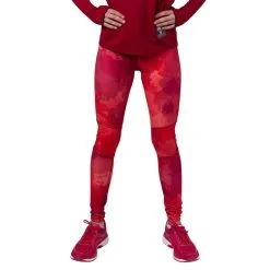 THE RUNNING REPUBLIC Leggings Running Largos De Poliéster Reciclado Para Mujer TRR Rojo