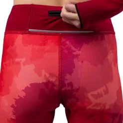 THE RUNNING REPUBLIC Leggings Running Largos De Poliéster Reciclado Para Mujer TRR Rojo -Running comercio leggings running largos de poliester reciclado para mujer trr rojo 3
